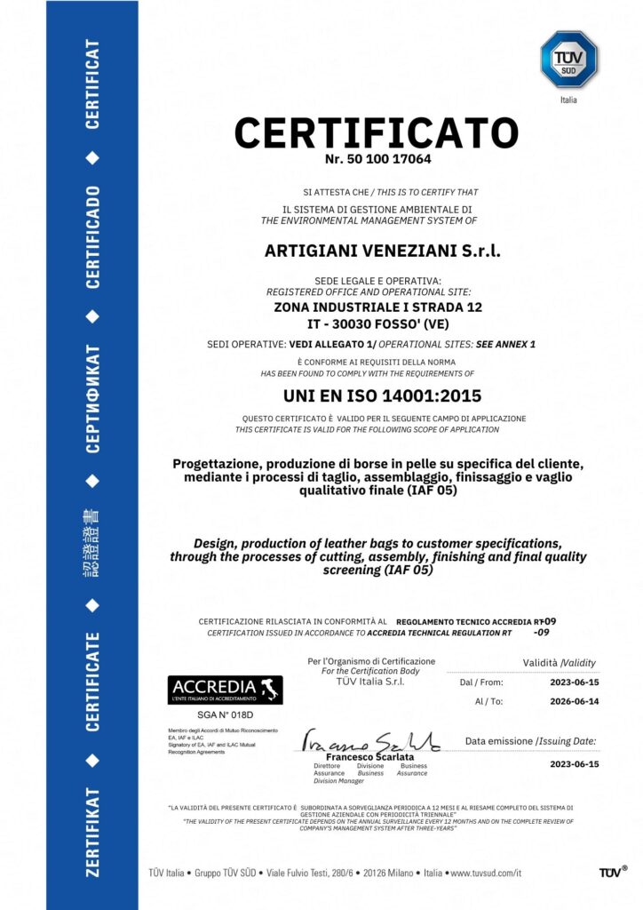 certificato ISO14001 (1)