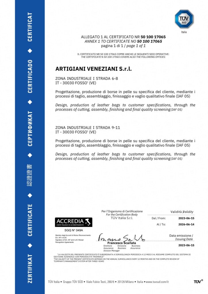 certificazione IS09001(2)